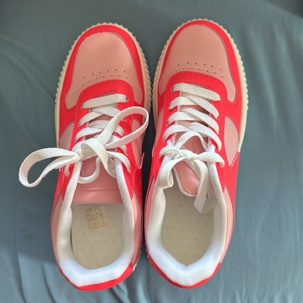 SHEIN Pink & White Women's Sneakers - Picture 5 of 5